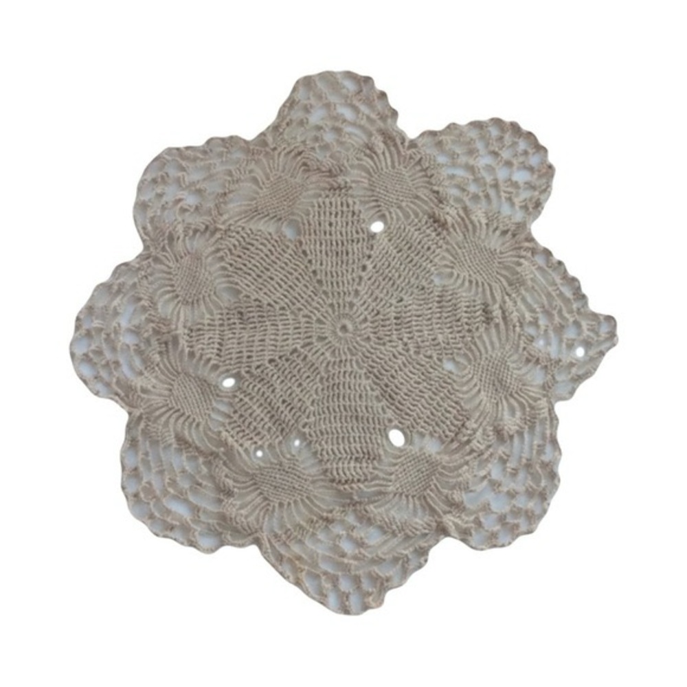 Crocheted Doily 32 cm Diameter Hand Made